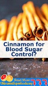 Cinnamon for Blood Sugar Control