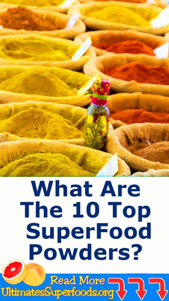 what are the 10 top superfood powders